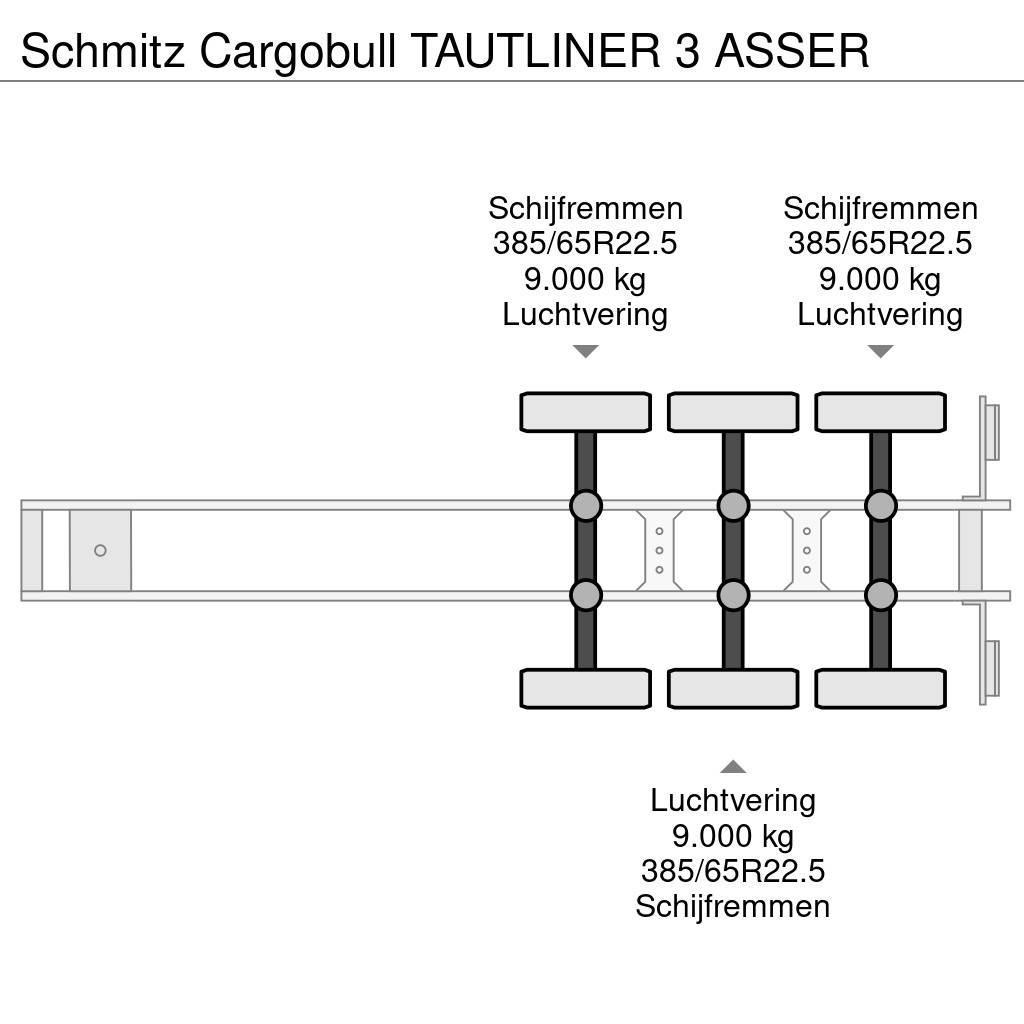 Schmitz Cargobull TAUTLINER 3 ASSER Gardintrailer