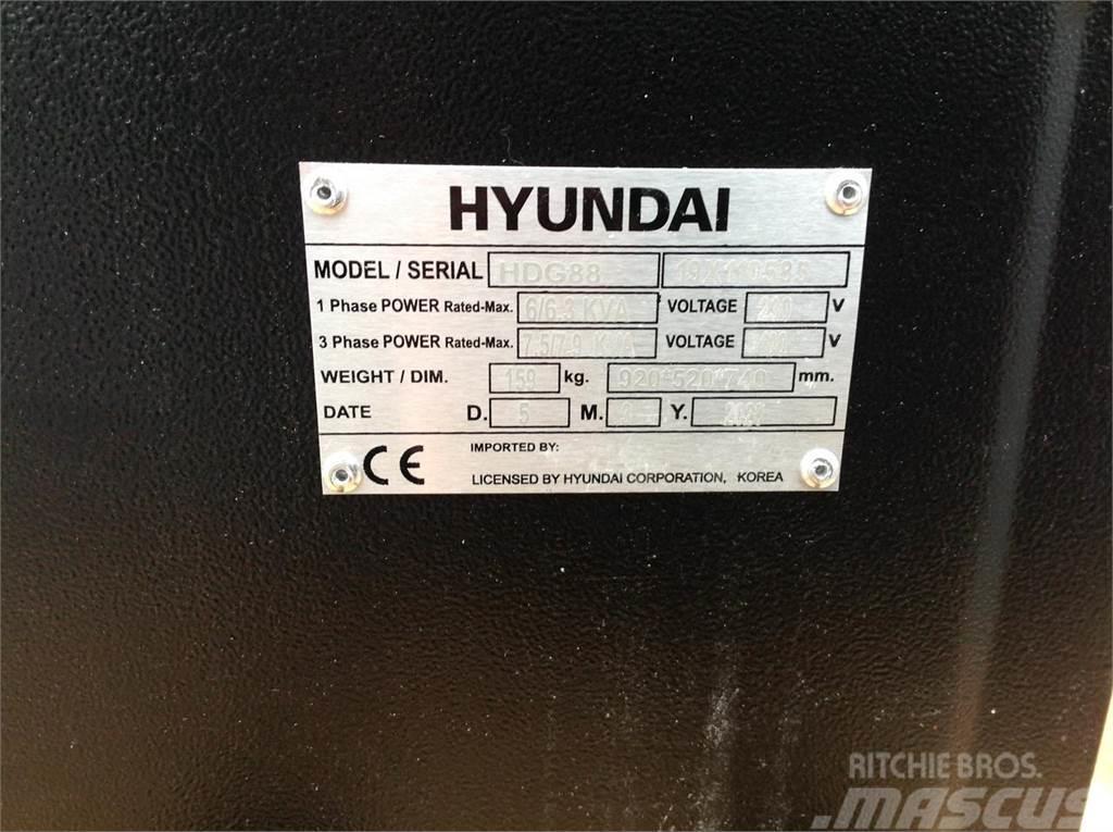 Hyundai Aggregaat HDG 88 Bensin Generatorer