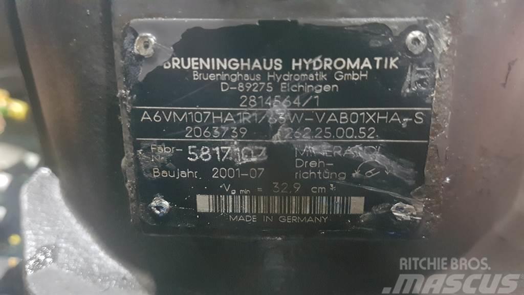 Brueninghaus Hydromatik A6VM107HA1R1/63W -Volvo L30B-Drive motor/Fahrmotor Hydraulikk