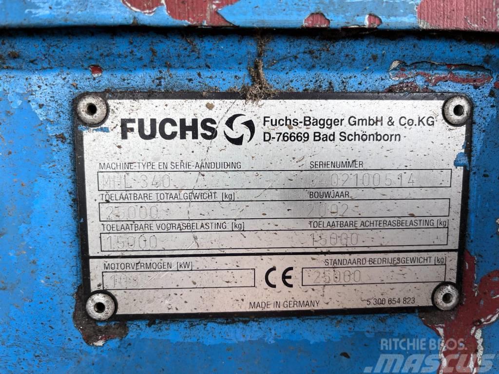 Fuchs MHL 340 Gravemaskiner for avfallshåndtering
