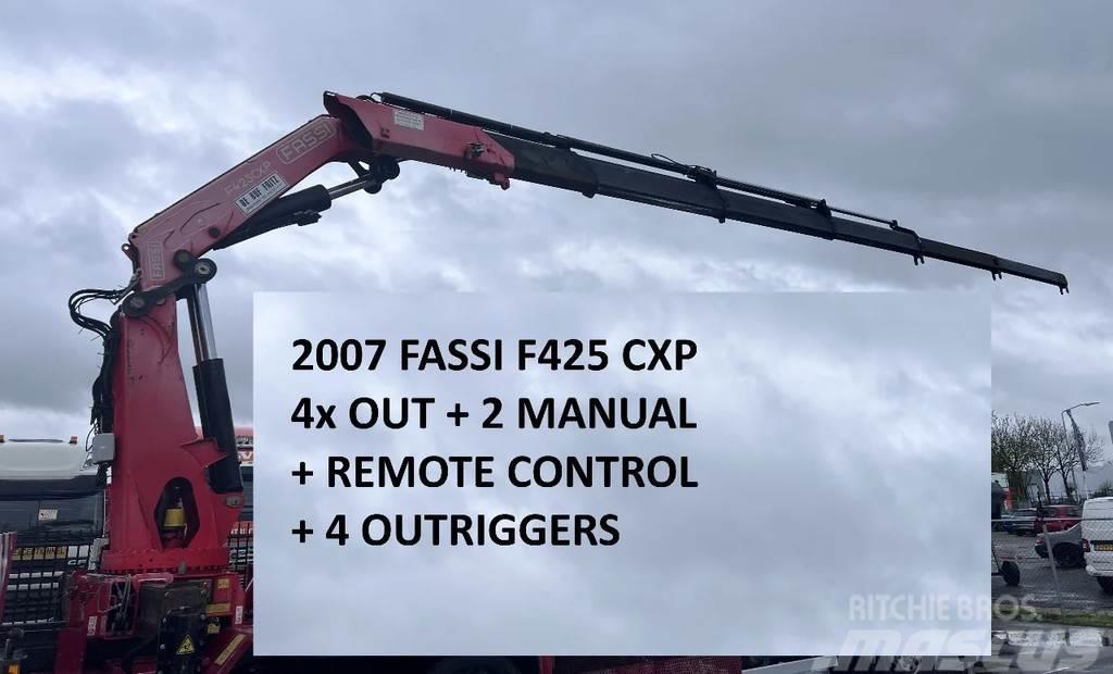 Fassi F425CXP F425CXP + REMOTE + 4 OUTRIGGERS - 4x OUT + Stykkgods kraner