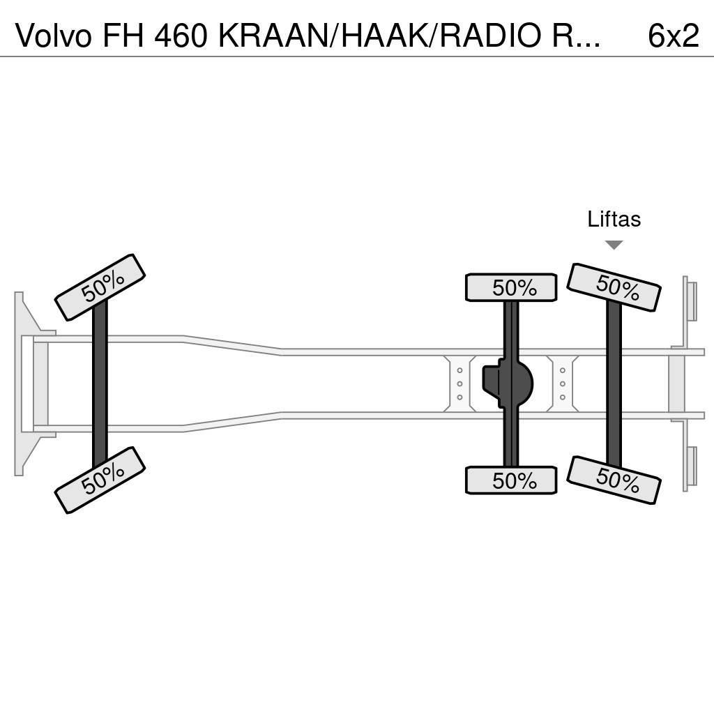 Volvo FH 460 KRAAN/HAAK/RADIO REMOTE!! EURO6 Krokbil