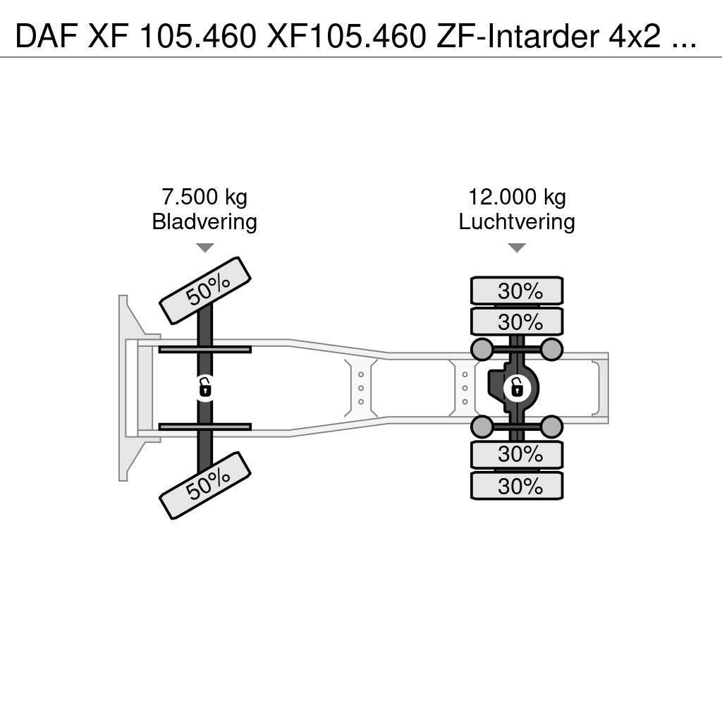 DAF XF 105.460 XF105.460 ZF-Intarder 4x2 Automatik Eur Trekkvogner
