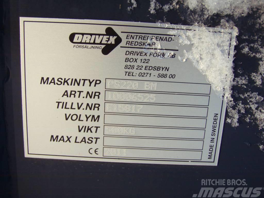 Drivex PS 220 med snökrage Skuffer
