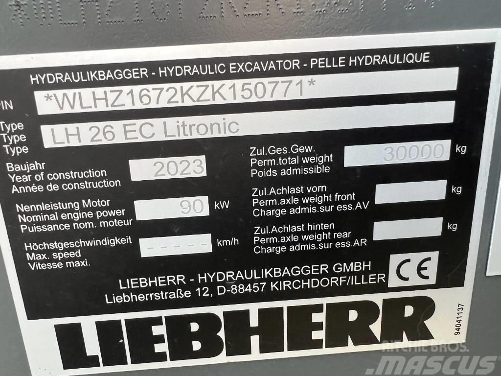 Liebherr LH26 EC Beltegraver