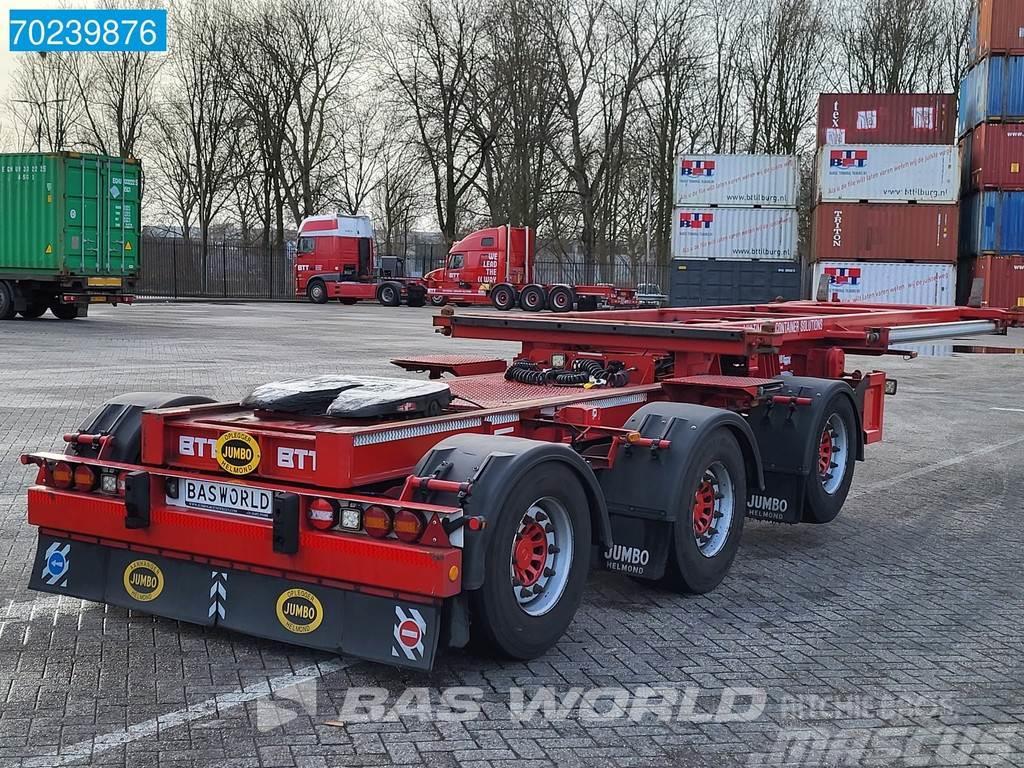 Jumbo DO270SPE B-double 3 axles 20ft LZV container B-dou Containerchassis Semitrailere