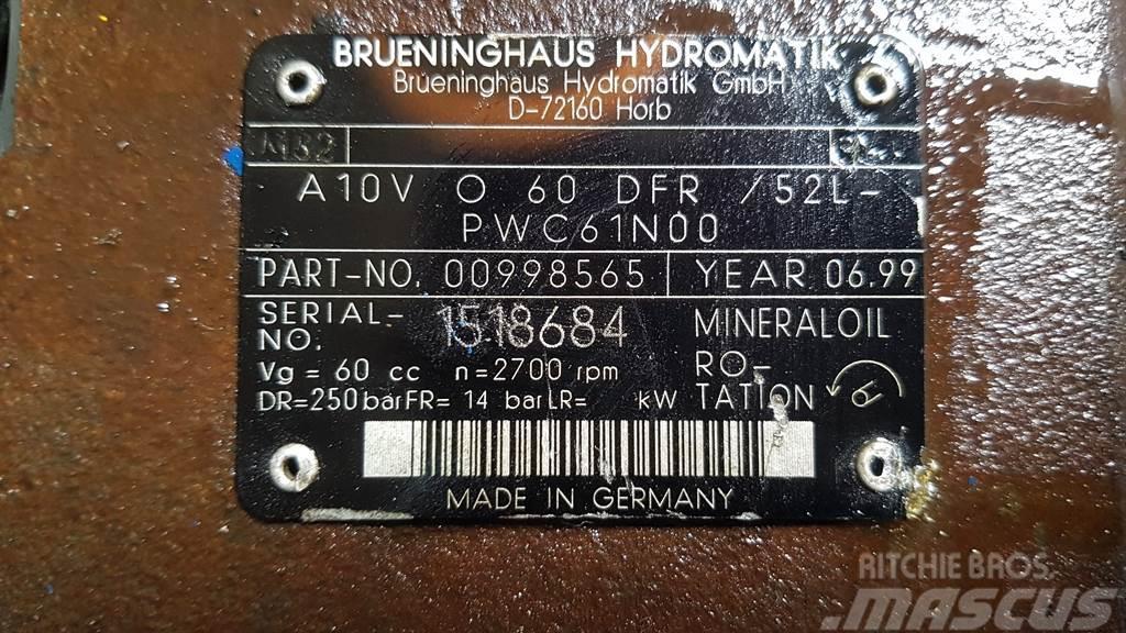 Brueninghaus Hydromatik A10VO60DFR/52L - Load sensing pump Hydraulikk