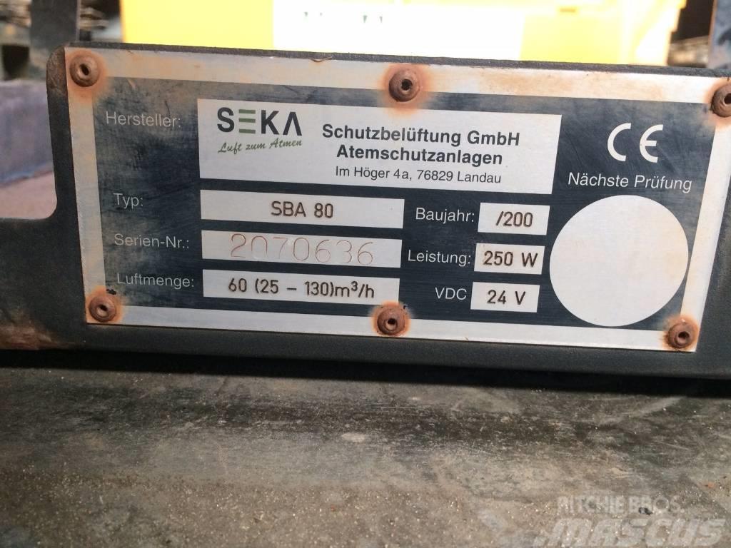 Seka (442) Schutzbelüftung SBA 80 Andre komponenter