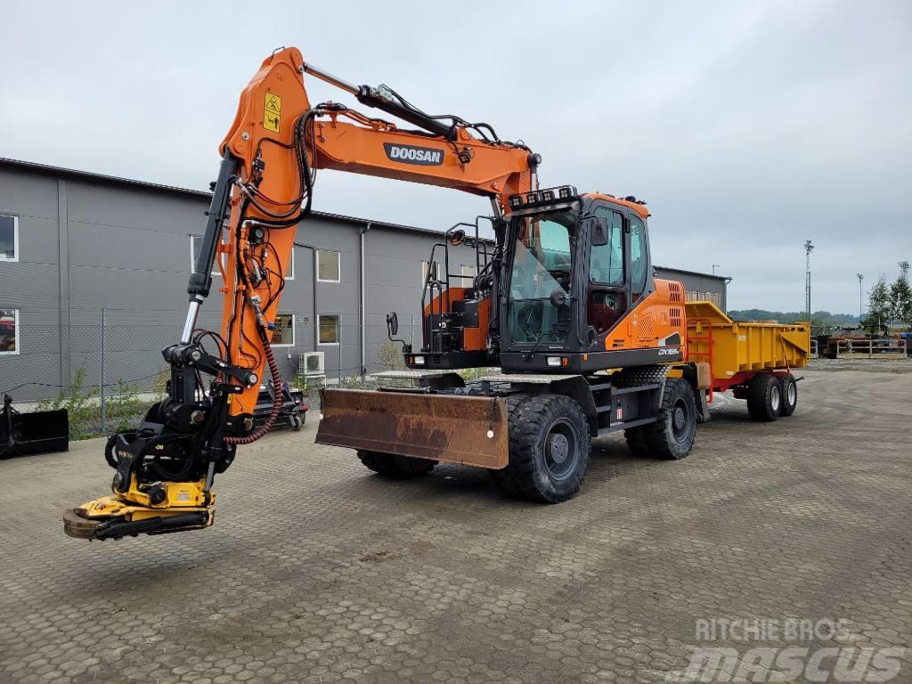 Doosan DX 165 W -5 , Uthyres Hjulgravere