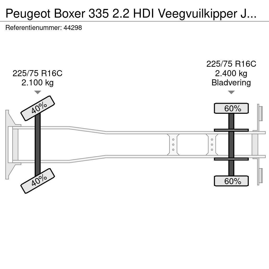 Peugeot Boxer 335 2.2 HDI Veegvuilkipper Just 156.275 km! Planbiler