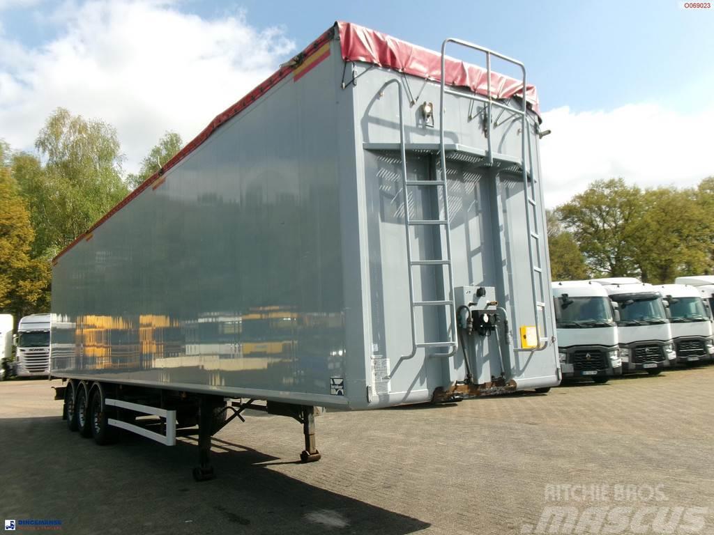 Kraker Walking floor trailer alu 90 m3 CF-200 Planhengere semi