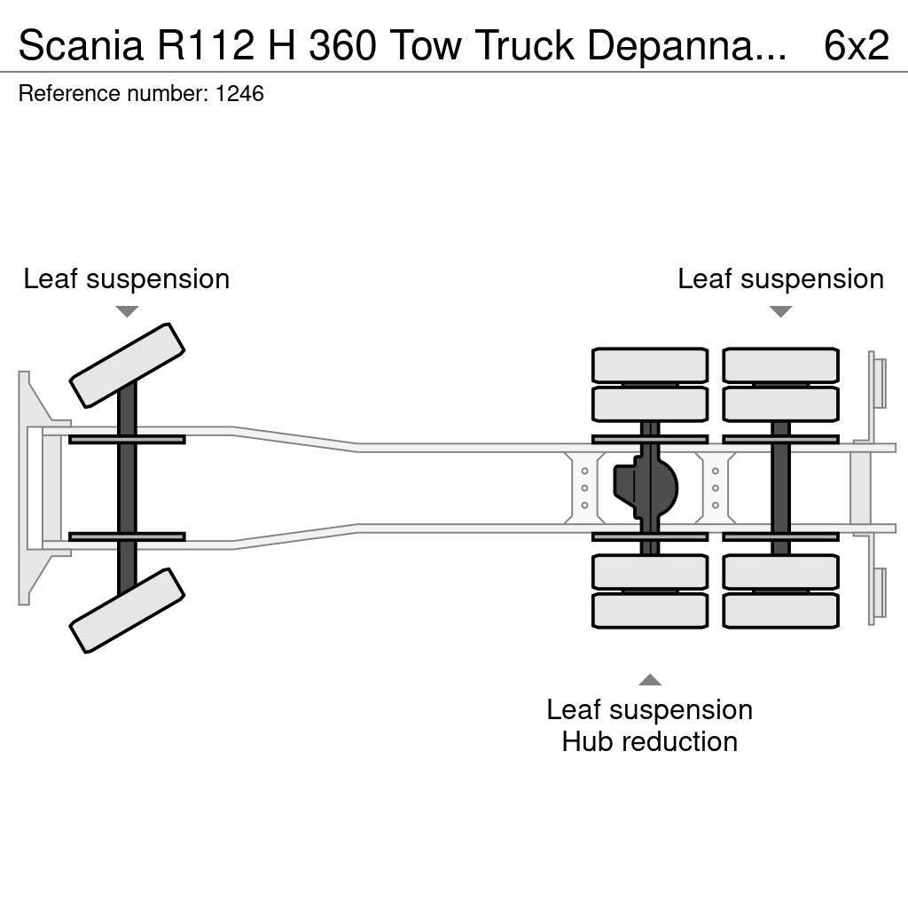 Scania R112 H 360 Tow Truck Depannage Crane Winch Remote Bergingsbiler