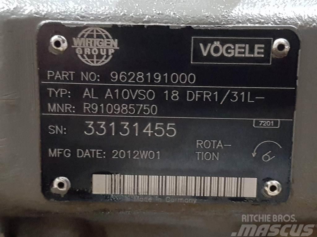 Vögele -Rexroth A10VSO18DFR1/31L-PSC12N-Load sensing pump Hydraulikk