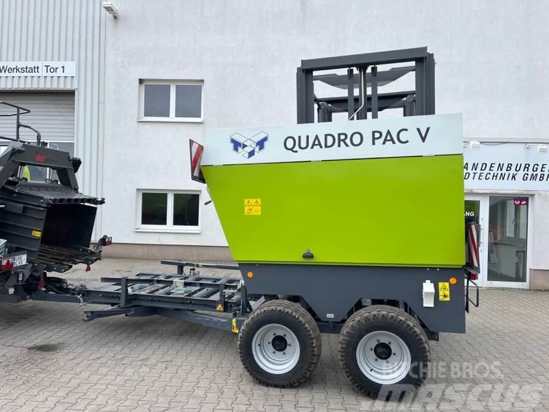 TST Quadropack V Ballenstapelwagen Drue-stilkfjerner/knusere