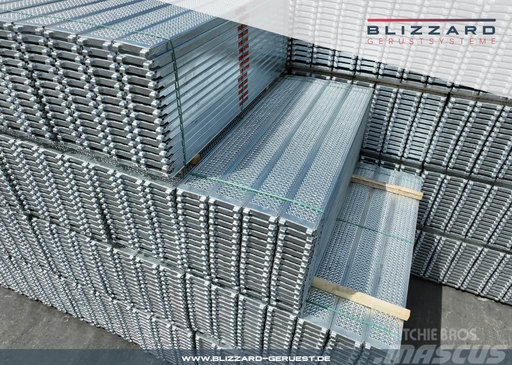 136,21 m² Neu Stahlgerüst, Stahlböden Blizzard S70 Stillas