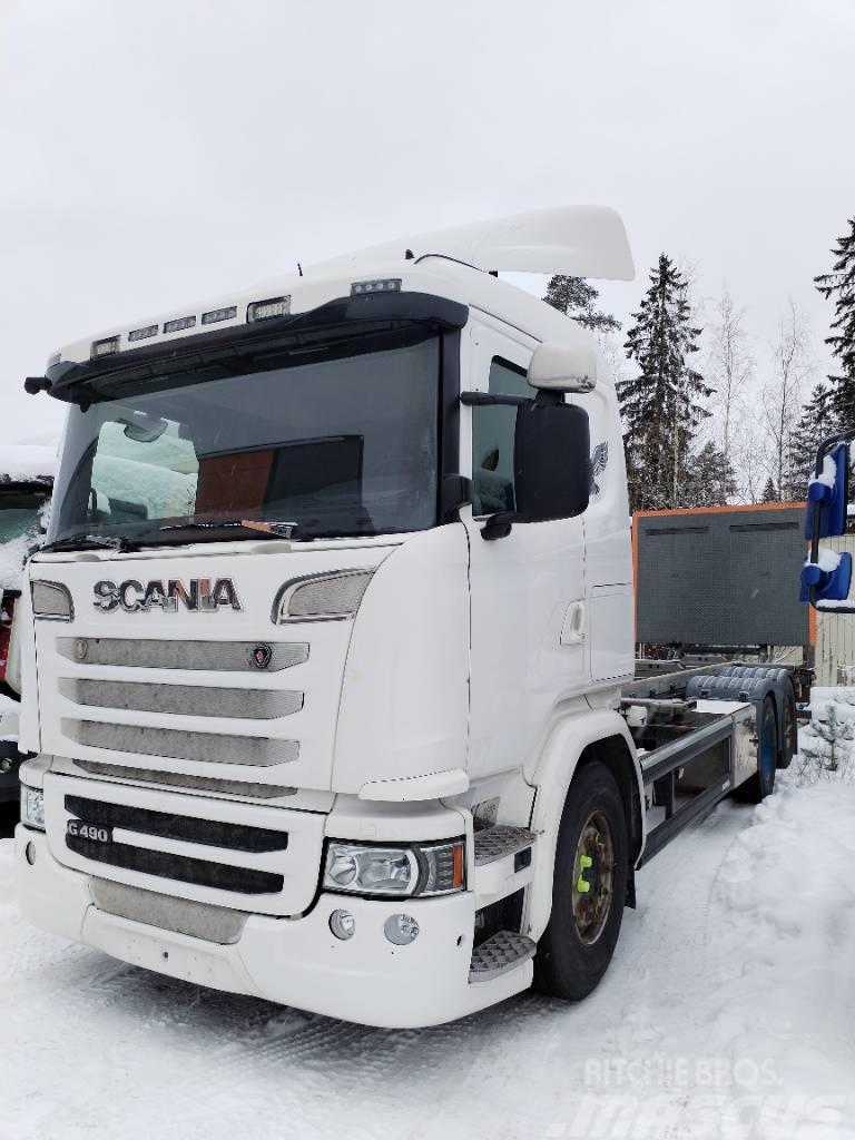 Scania G 490 konttilaite Containerbil