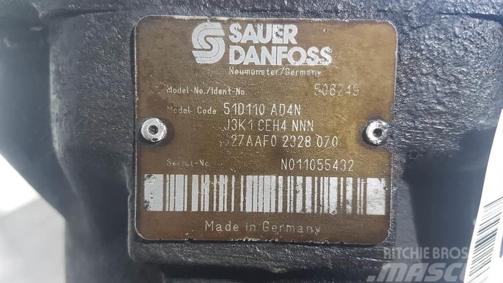 Sauer Danfoss 51D110AD4N-Drive motor/Fahrmotor/Rijmotor Hydraulikk