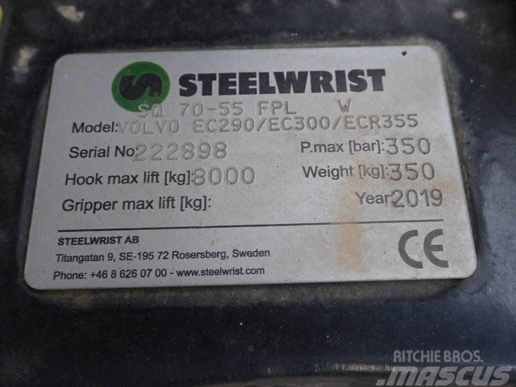 Steelwrist Vollhydr. SW SQ70 passend Volvo EC300 Hurtigkoblinger