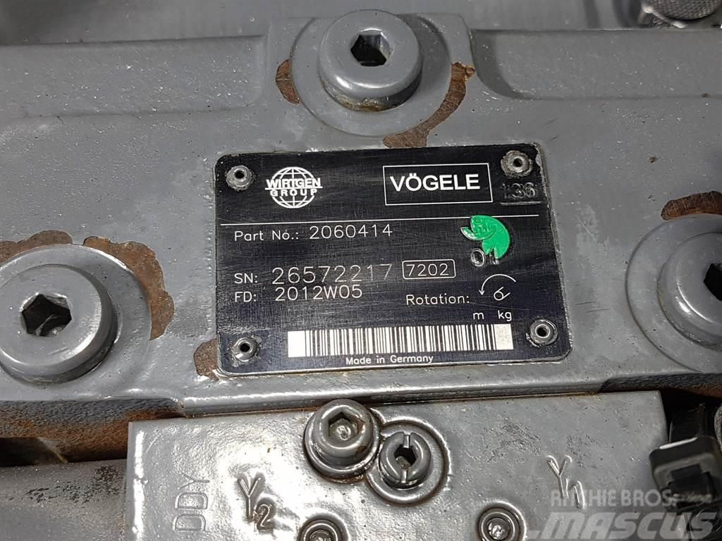 Vögele 2060414 (A10VG45+A10VG28) - Drive pump/Fahrpumpe/R Hydraulikk