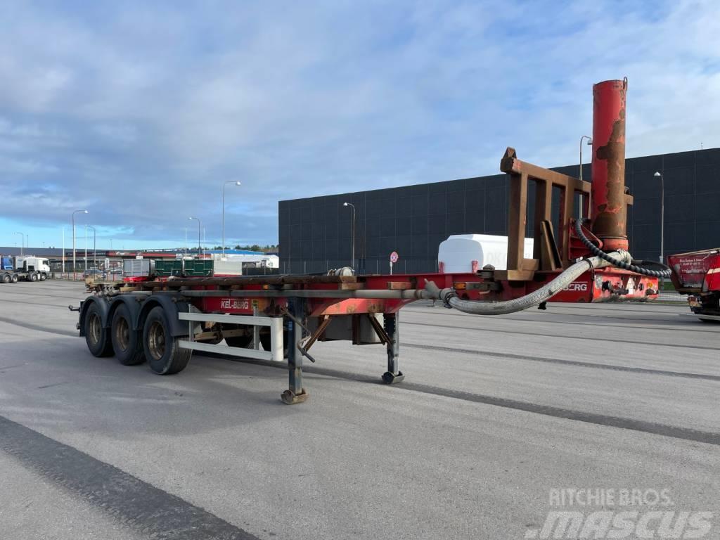 Kel-Berg 3 axle Tip Chassis / Tipper / Kipper Semi-trailer med Containerramme