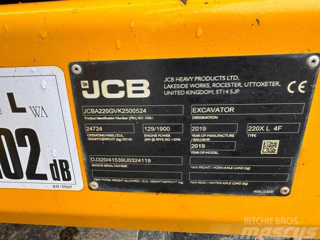 JCB JS220X LC Beltegraver