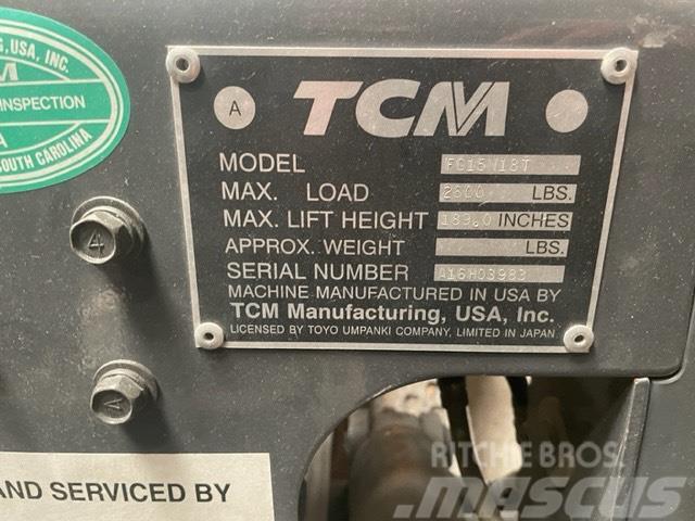 TCM FG15N18T Terrenggående gaffeltruck