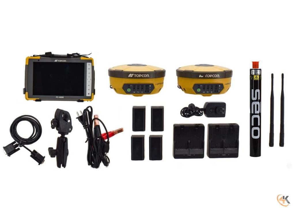 Topcon Dual Hiper V FH915 Base/Rover w FC-6000, Pocket-3D Andre komponenter