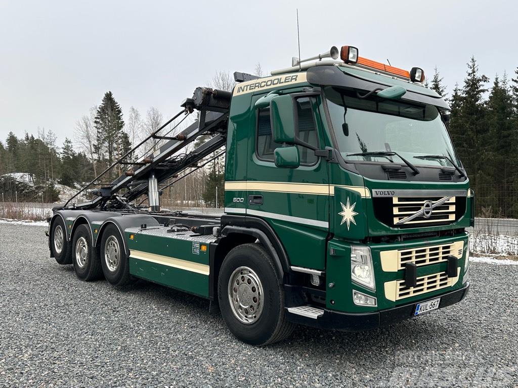 Volvo FM500 8x2*6 trippeli, vaijerilaite Kabelløft lastebiler