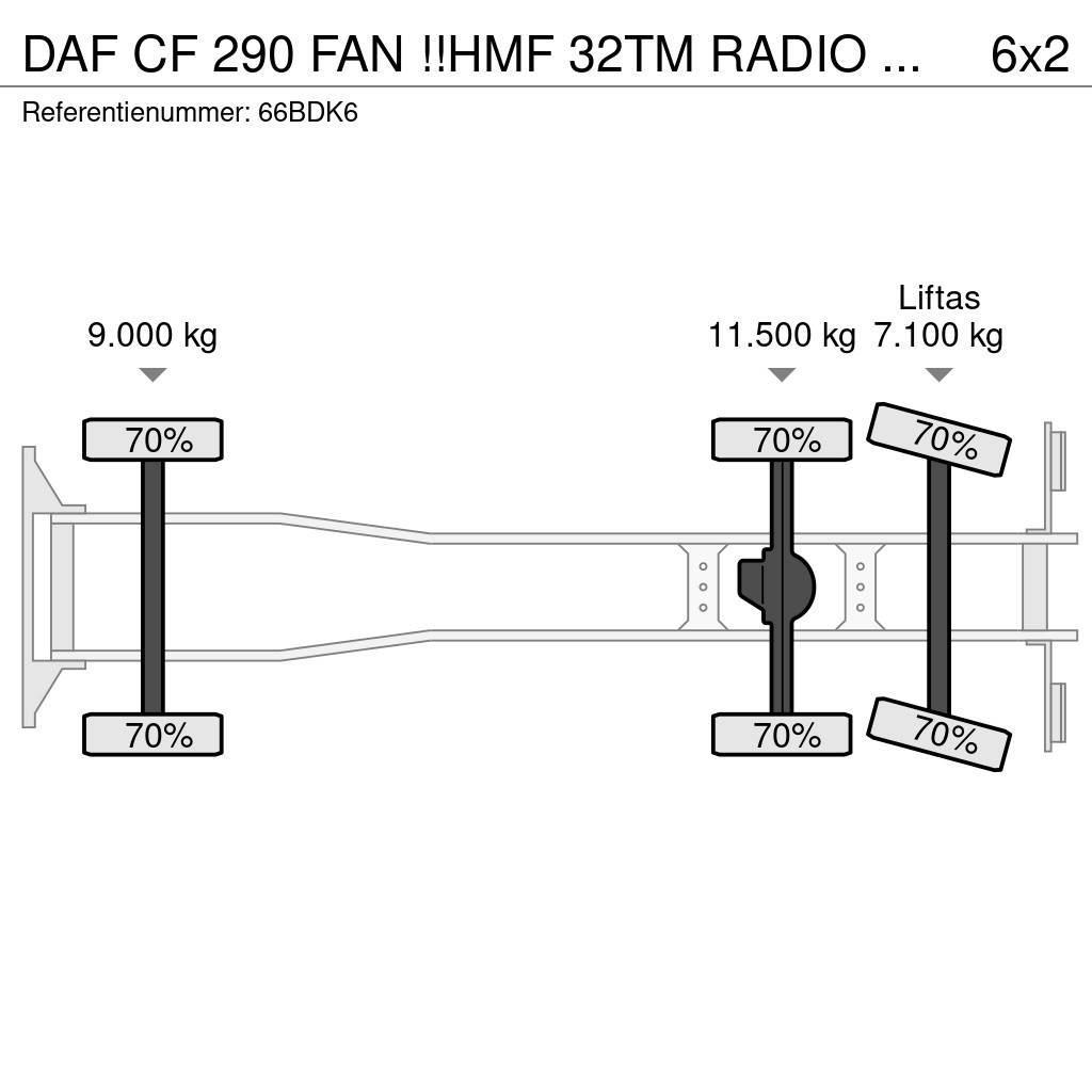 DAF CF 290 FAN !!HMF 32TM RADIO REMOTE!! FRONT STAMP!! Allterreng kraner