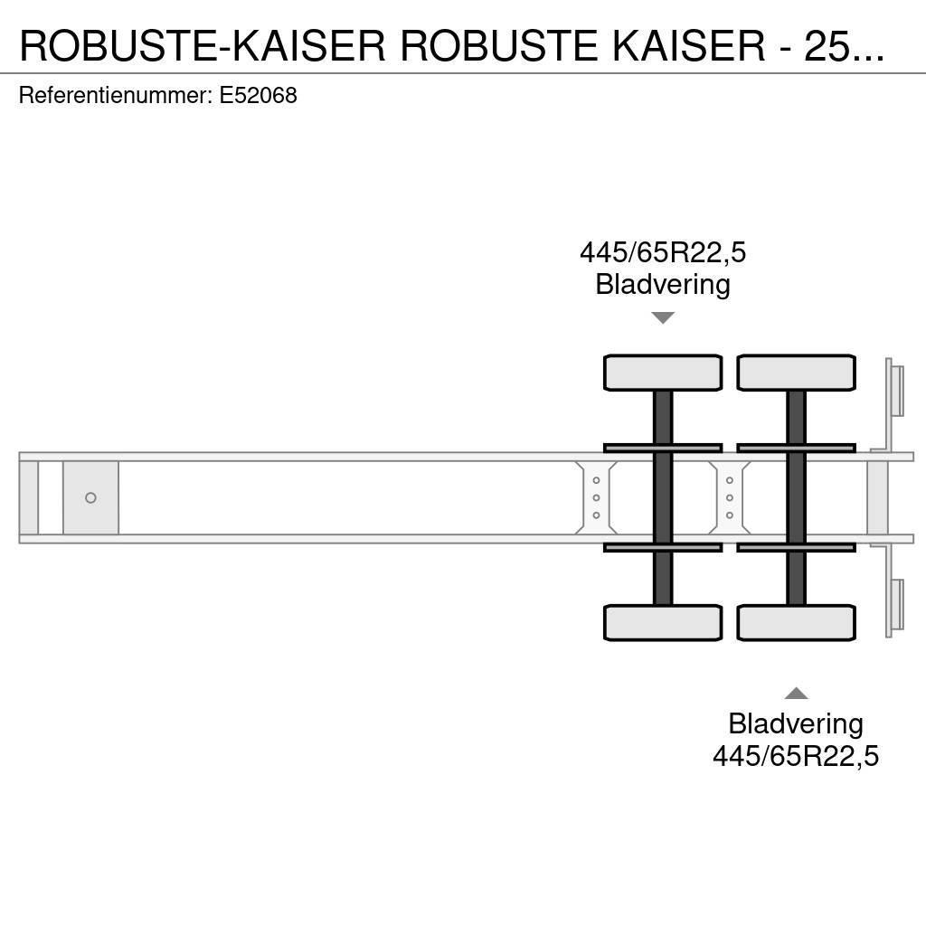  Robuste-Kaiser ROBUSTE KAISER - 25 M3 - 2X STEEL/L Tippsemi