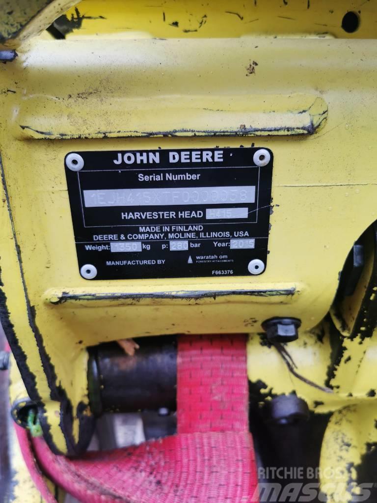 John Deere H 415 Hogst aggregat