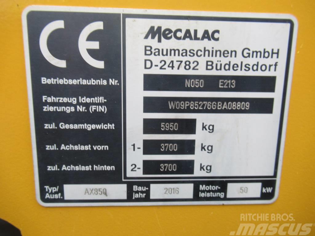 Mecalac AX 850 35KM/H Hjullastere