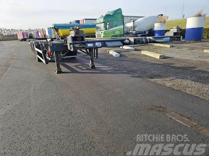 Groenewegen 30 CC -14-27 | container chassis 40, 2 x 20 ft 20 Containerchassis Semitrailere