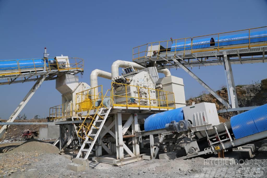Kinglink 300TPH limestone crushing plant Produksjonsanlegg til grustak m.m.