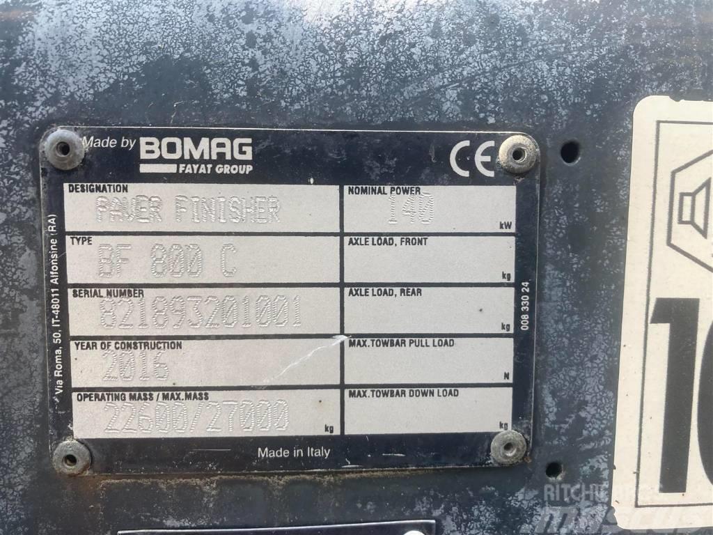Bomag BF 800 C S600 Flex NON-CE Asfaltutleggere