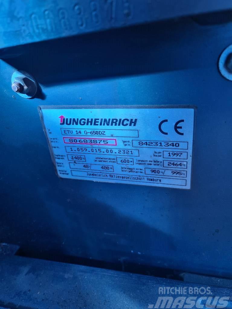 Jungheinrich ETV 14 Skyvemasttruck