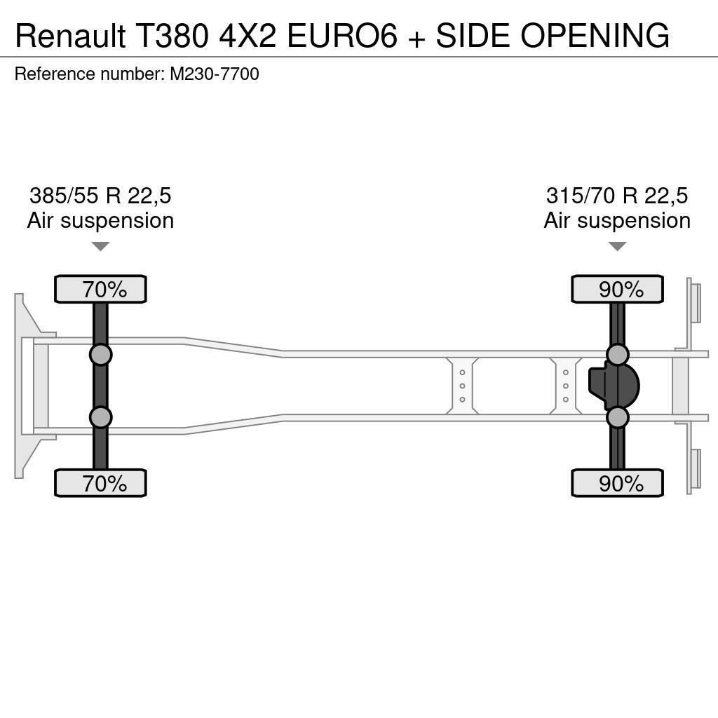 Renault T380 4X2 EURO6 + SIDE OPENING Skapbiler