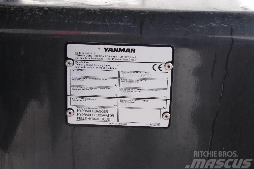 Yanmar B 95 W / Engcon EC-Oil, Rasvari, Lämmitin, ym! Hjulgravere