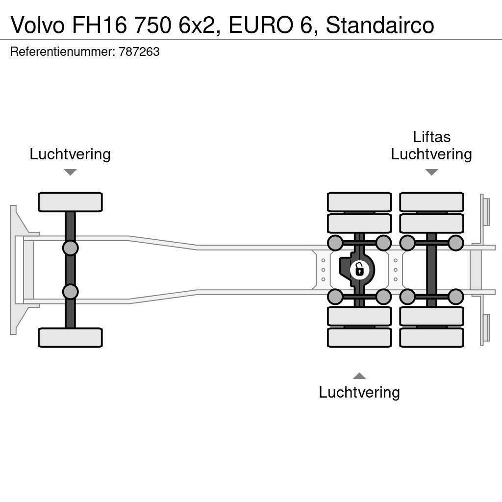 Volvo FH16 750 6x2, EURO 6, Standairco Chassis