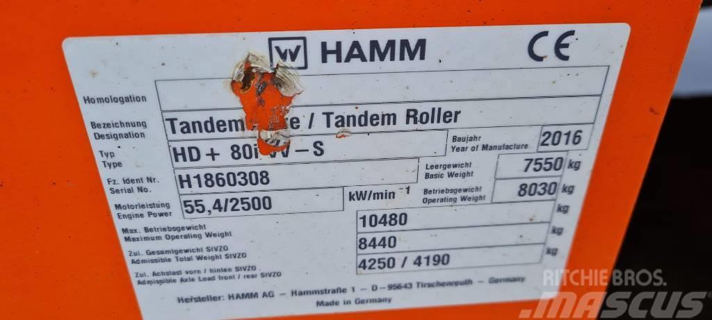 Hamm HD+ 80 i VV-S Tandem Valser