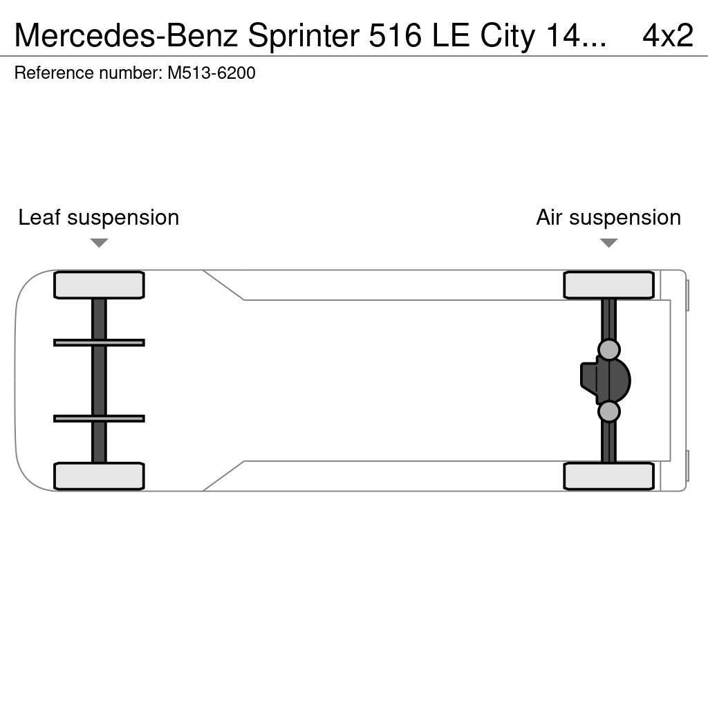 Mercedes-Benz Sprinter 516 LE City 14 PCS AVAILABLE / PASSANGERS Bybusser