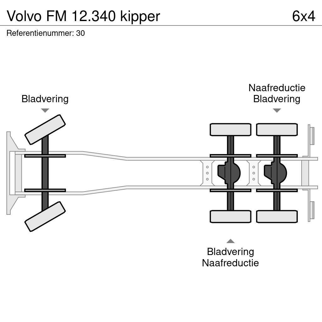 Volvo FM 12.340 kipper Allterreng kraner