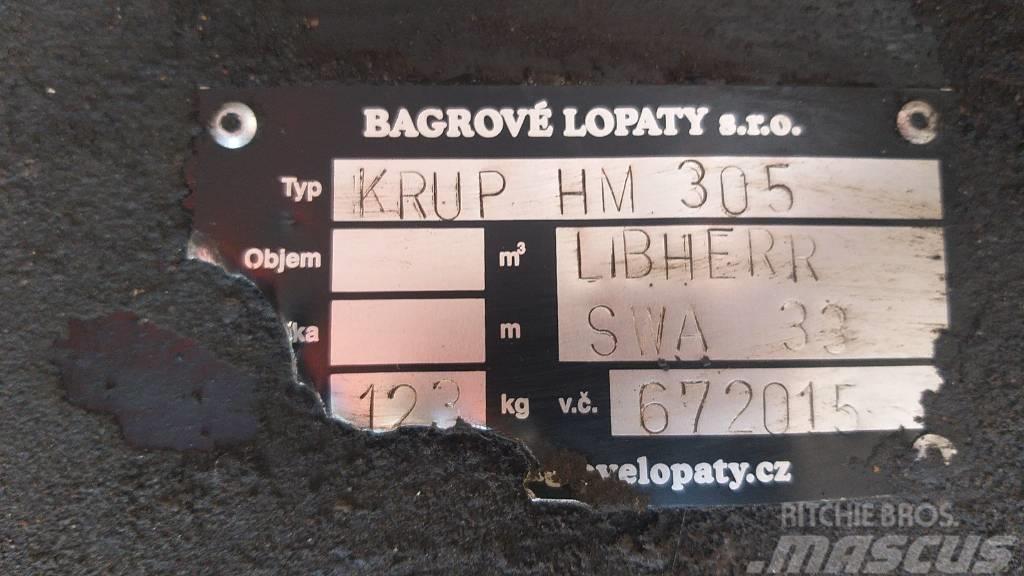  Bourací kladivo Krupp HM305 Hydrauliske hammere