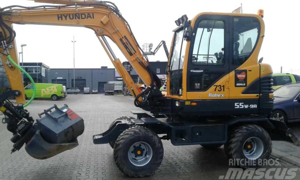 Hyundai R55W-9A *uthyres / only for rent* Hjulgravere