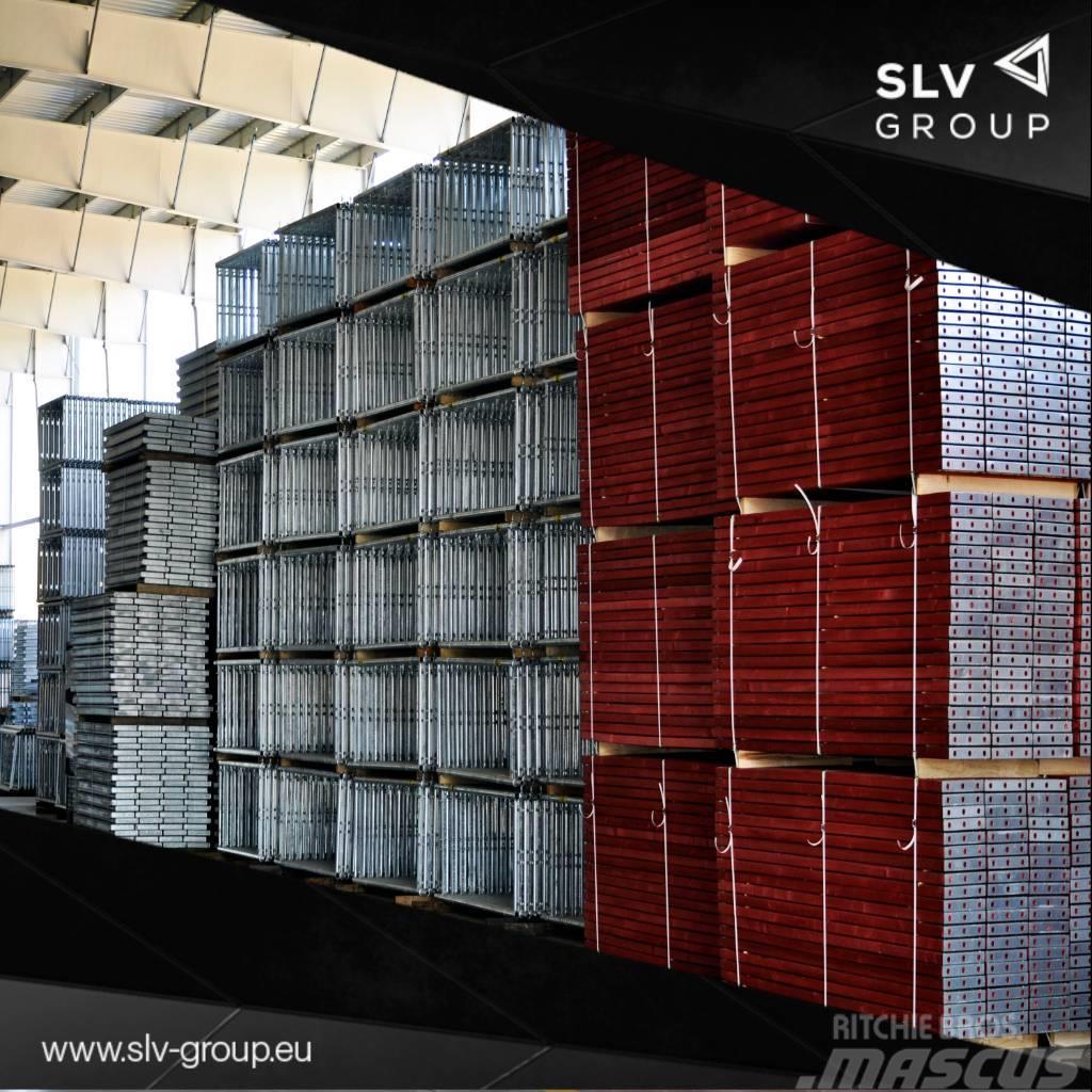  SLV GROUP 500 m2 Gerüst Fassadengerüst Stahl Stillas