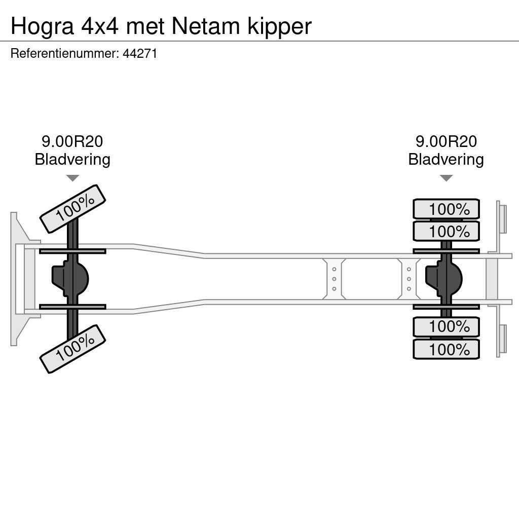  Hogra 4x4 met Netam kipper Tippbil