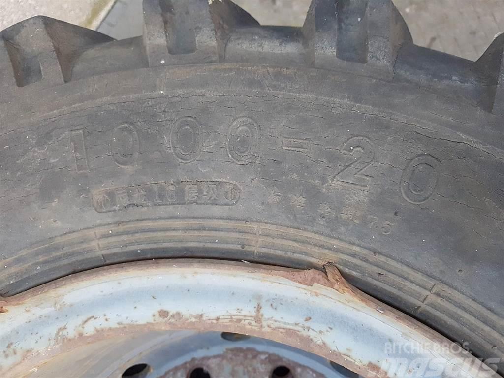 Furukawa W725LS-10.00-20-Tire/Reifen/Band Dekk, hjul og felger
