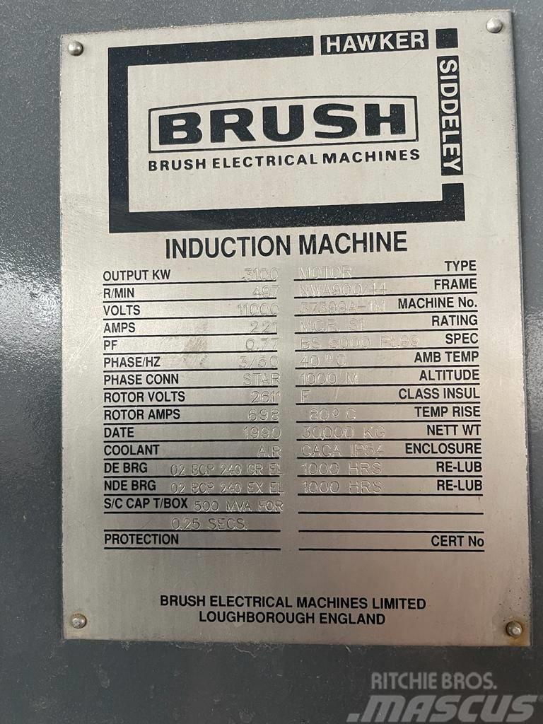  Brush 3100kW Motor Deler til avfallsknusere