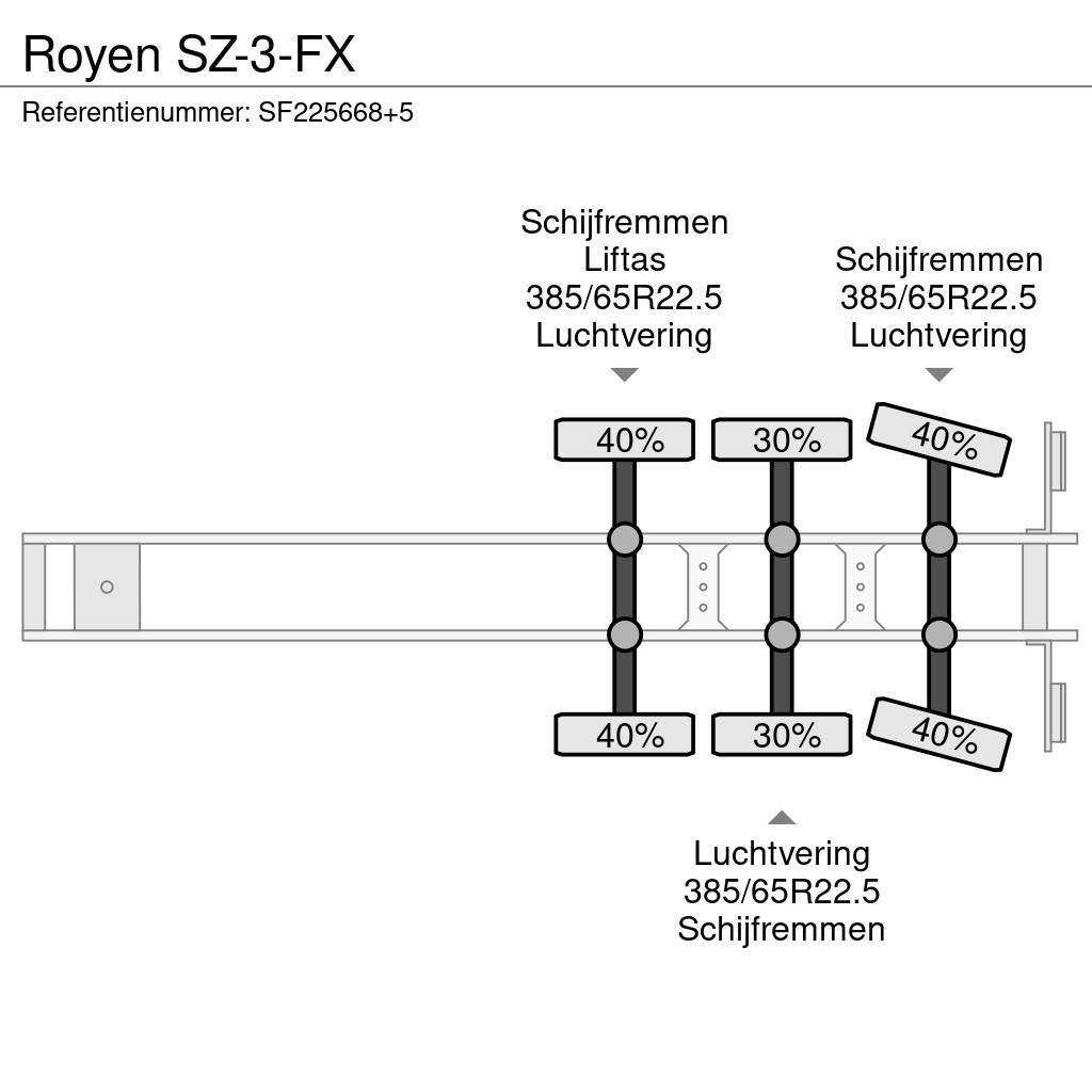  Royen SZ-3-FX Lettisolert skaptrailer