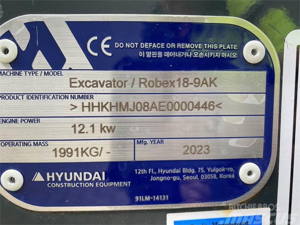 Hyundai R18-9AK Hjulgravere